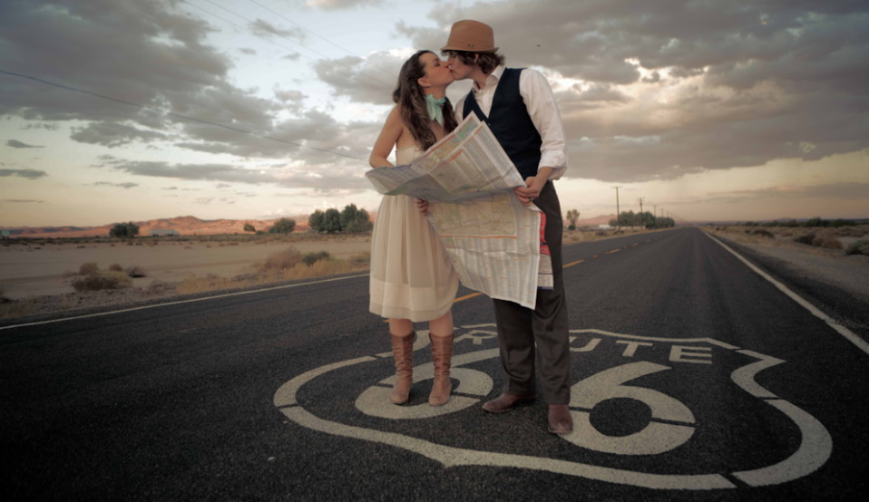 What are the reasons to get married during a route 66 trip?